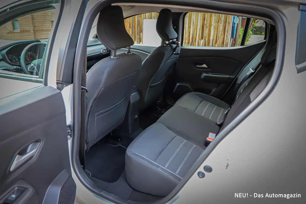 Dacia Sandero MJ 2025 Rücksitze