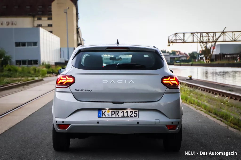 Dacia Sandero MJ 2025 Heck