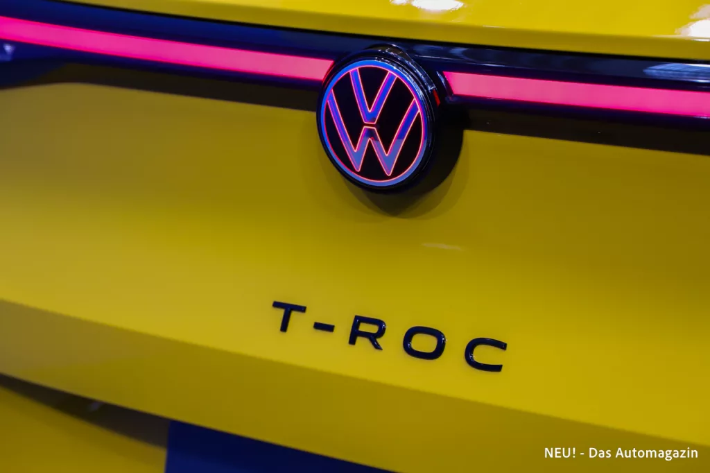 T-Roc VW Logo beleuchtet Heck