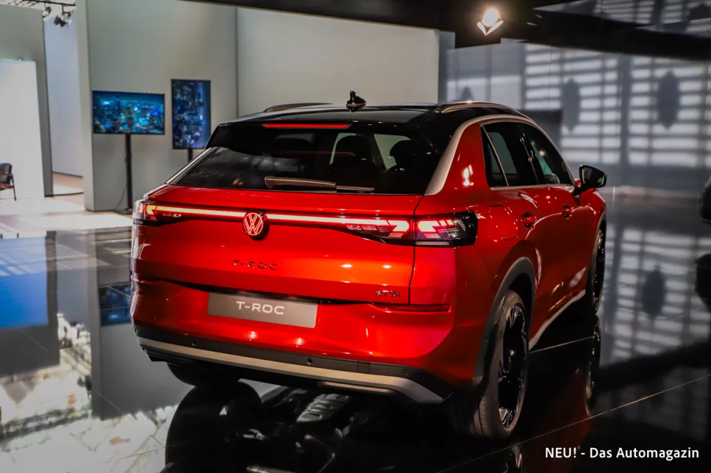 VW T-Roc 2025 Heck Flame Red