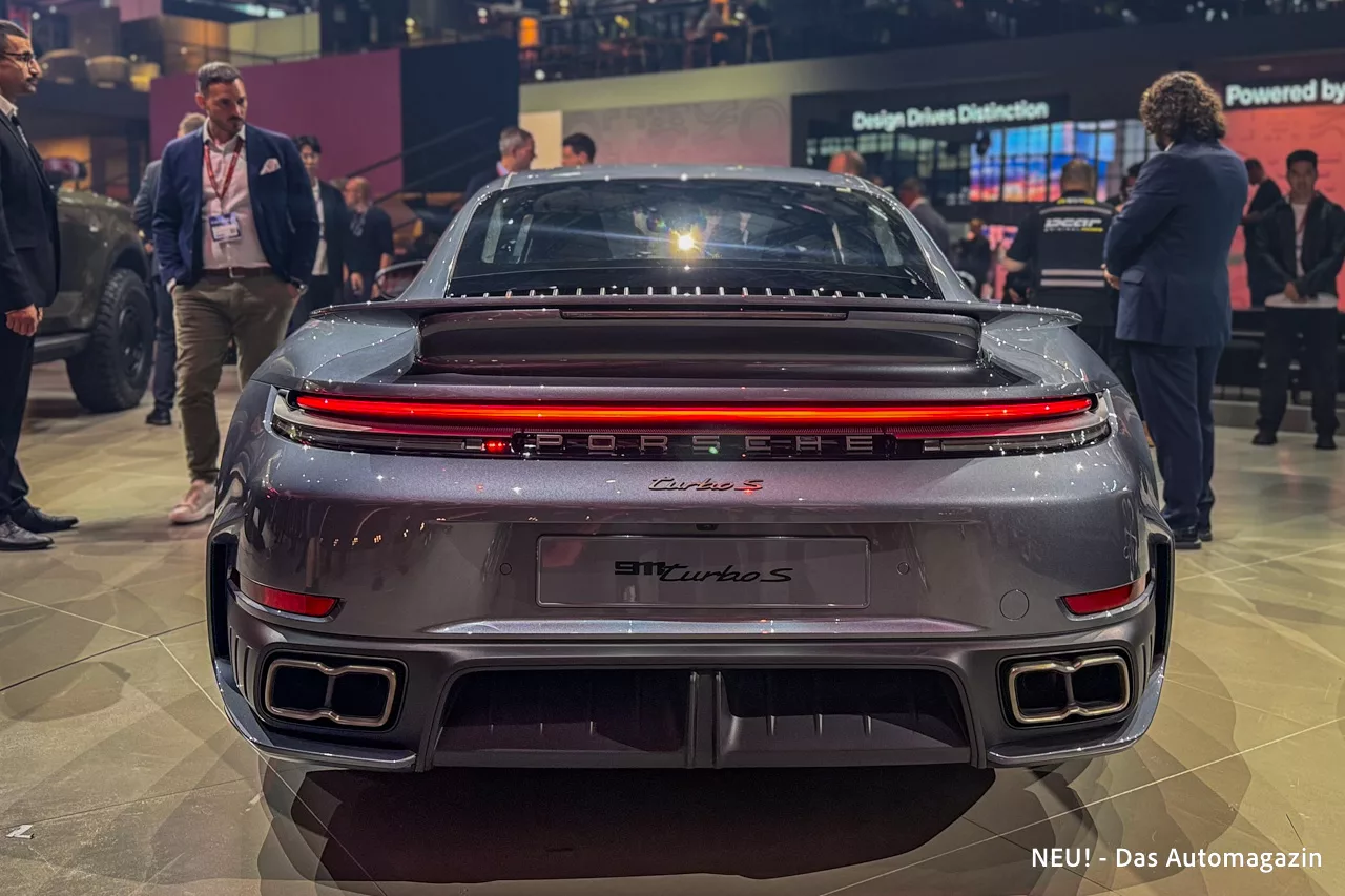 Porsche 911 Turbo S IAA 2025 Heck