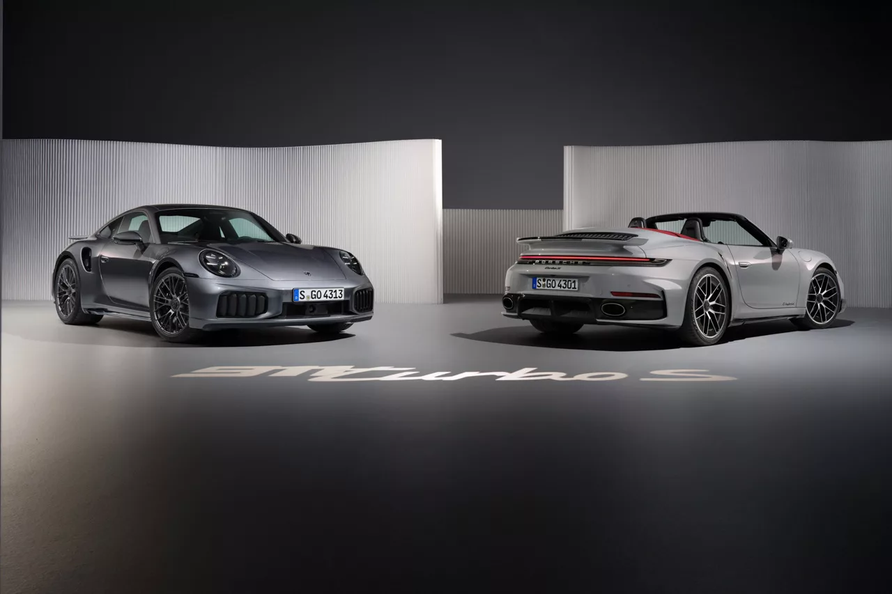 Porsche 911 Turbo S IAA 2025 Coupé und Cabrio