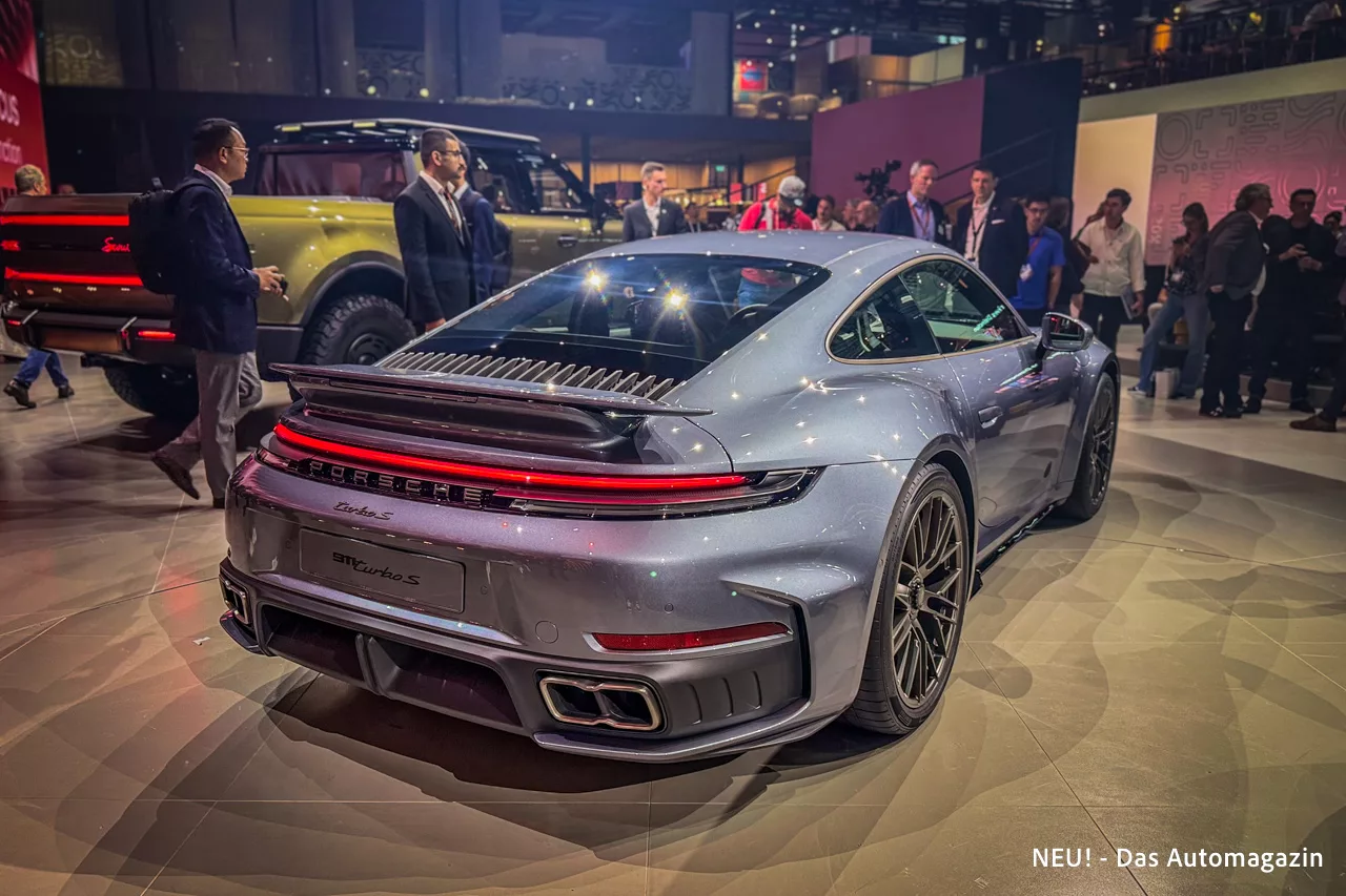 Porsche 911 Turbo S IAA 2025 hinten