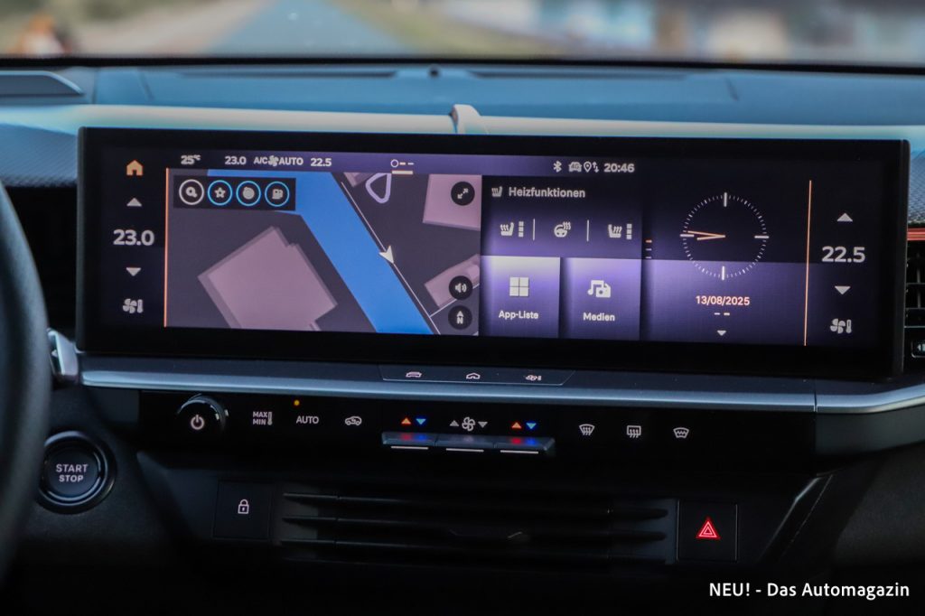 Opel Grandland Hybrid Zentralbildschirm