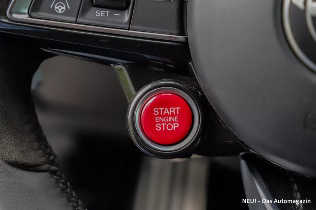 Alfa Romeo Super Sport Startknopf