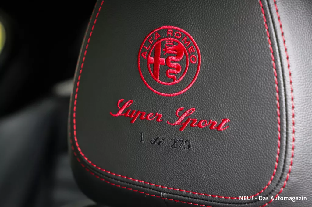 Alfa Romeo Super Sport Stitching