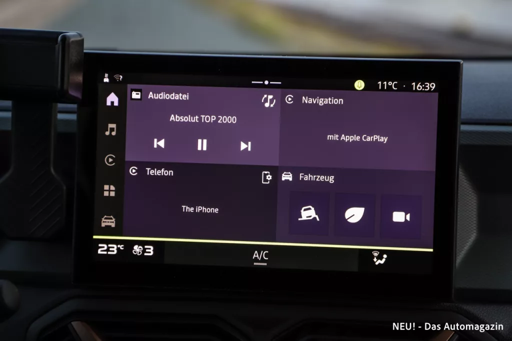 Dacia Duster 4x4 Infotainment