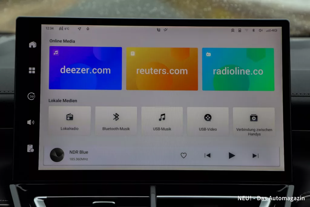 GWM Wey 05 Infotainment