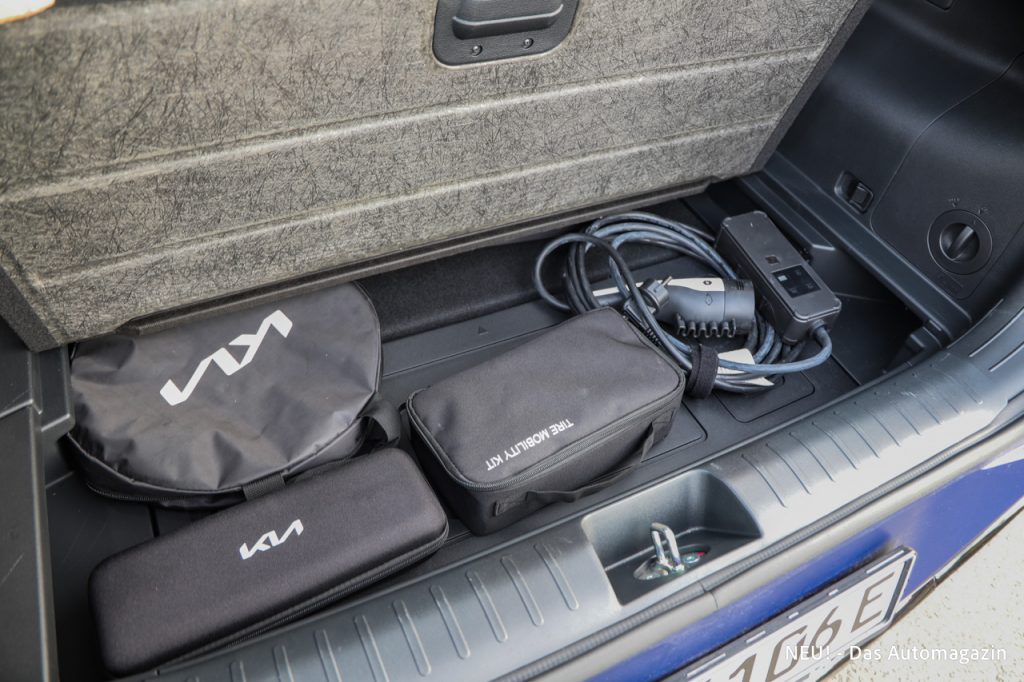 Kia EV6 Facelift Staufach Kofferraum