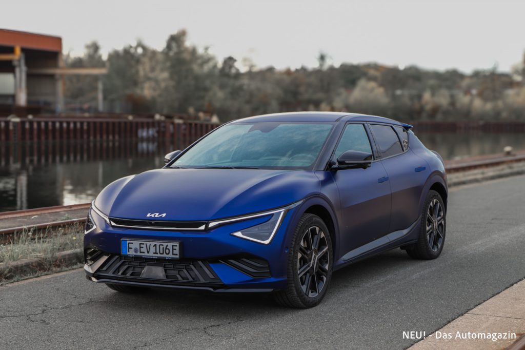 Kia EV6 Facelift seitlich vorne