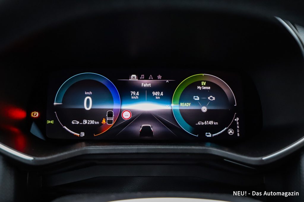 Mitsubishi Colt Hybrid Tacho