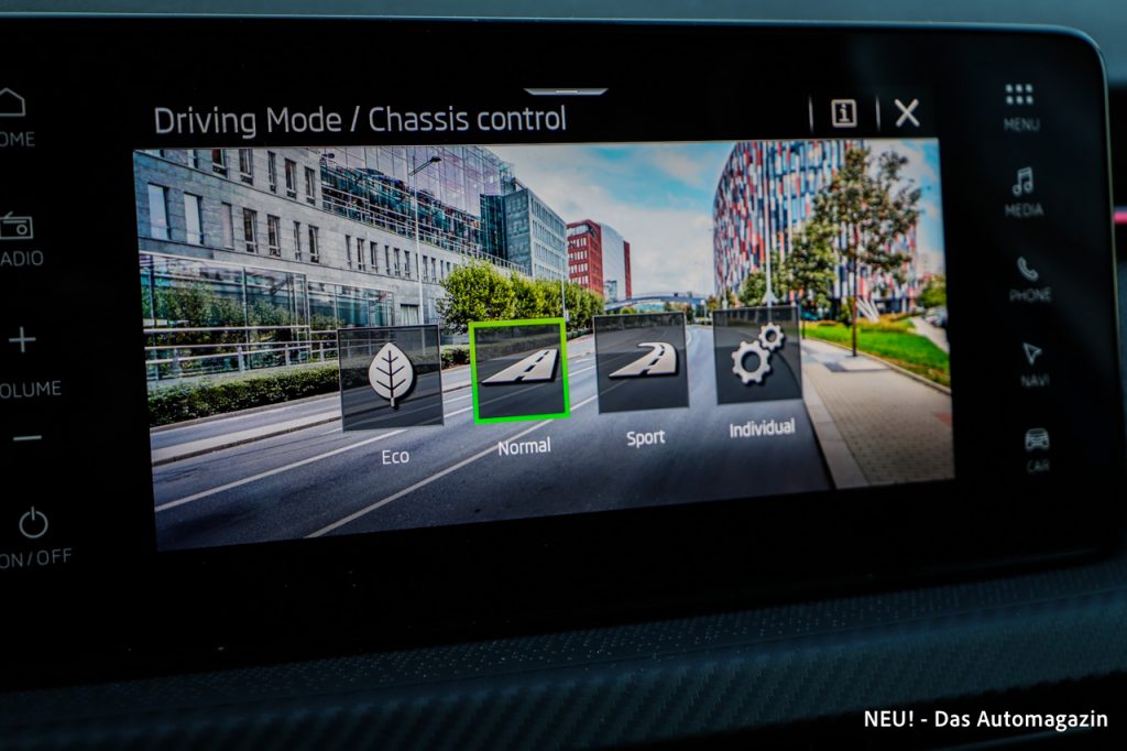 Skoda Kamiq Monte Carlo Fahrmodi