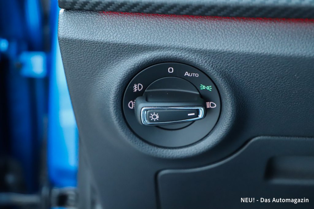 Skoda Kamiq Monte Carlo Lichtschalter
