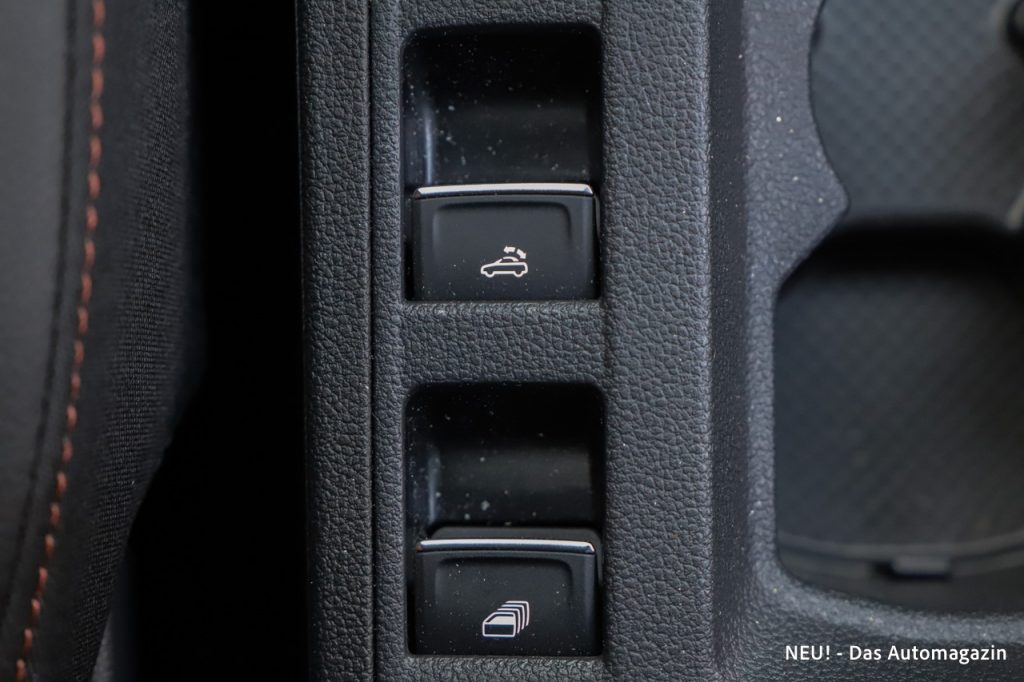 VW T-Roc Cabrio Verdeckbetätigung