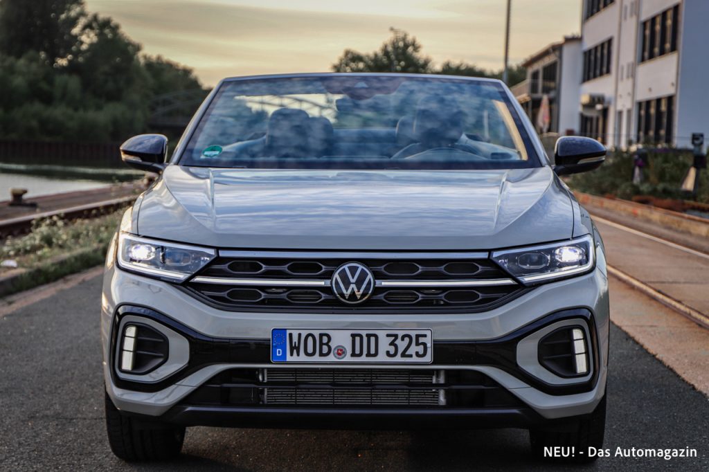 VW T-Roc Cabrio Verdeck geöffnet Front