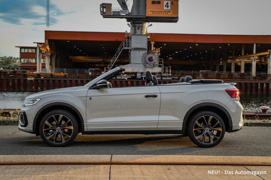 VW T-Roc Cabrio Verdeck geöffnet Seite