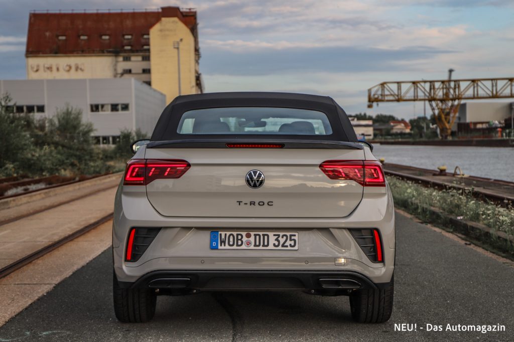VW T-Roc Cabrio Verdeck geschlossen Heck