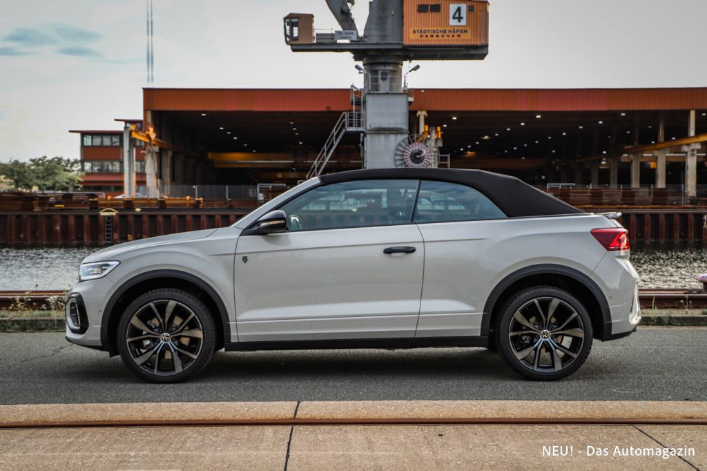 VW T-Roc Cabrio Verdeck geschlossen Seite