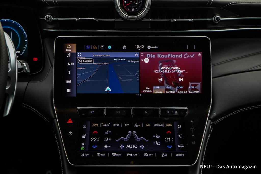 Maserati Grecale Trofeo Mittelkonsole