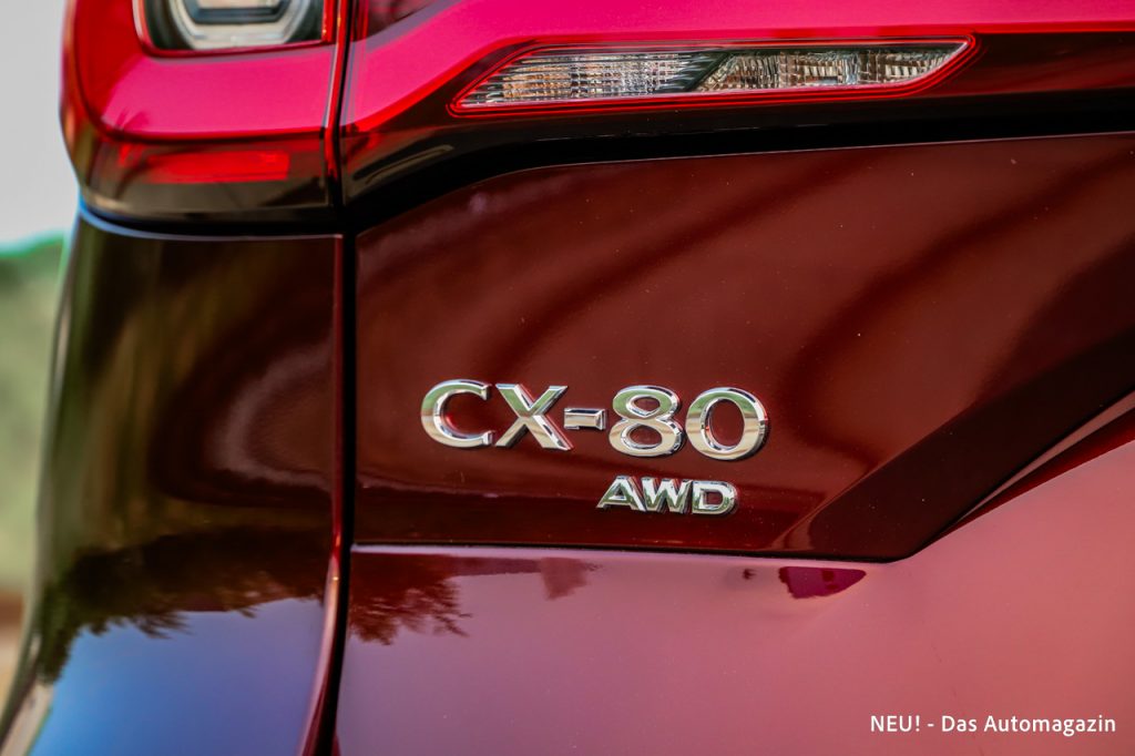 CX-80 AWD Schriftzug am Heck