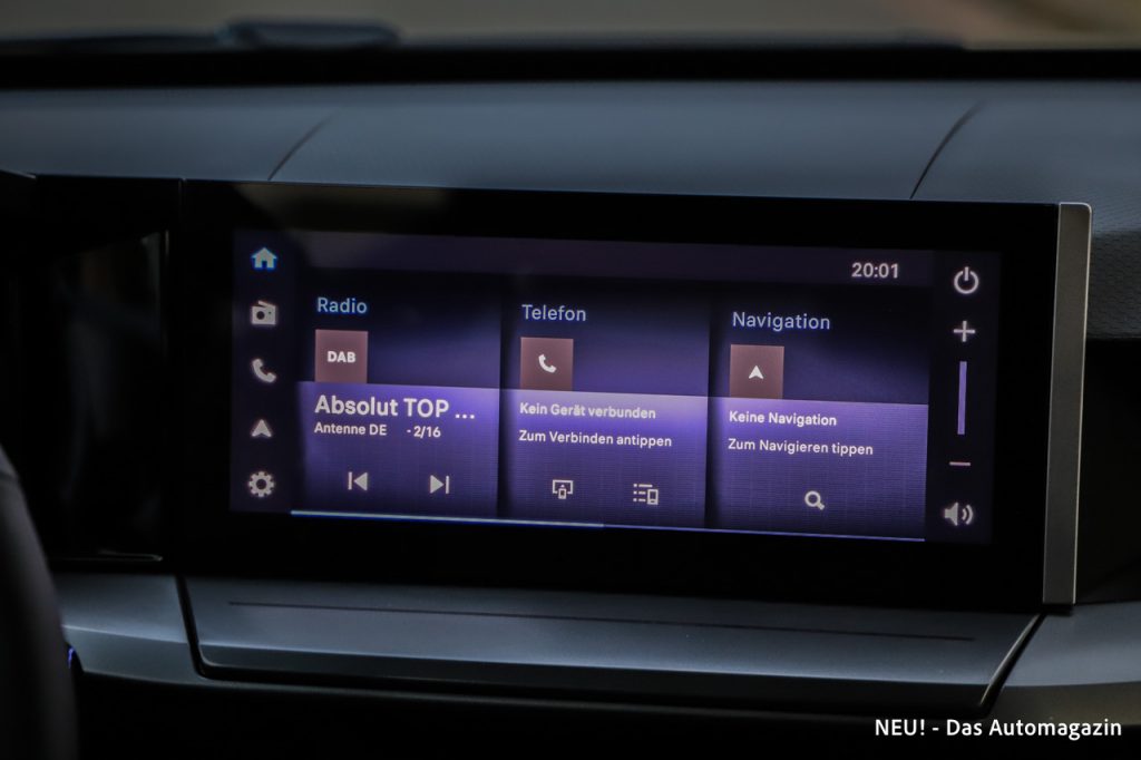 Opel Frontera Hybrid Zentralbildschirm