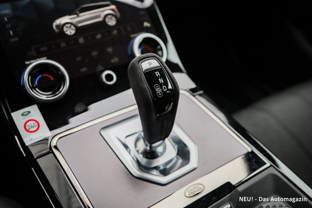 Range Rover Evoque P300e Automatik Wählhebel