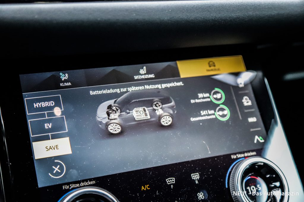 Range Rover Evoque P300e Allradverteilung