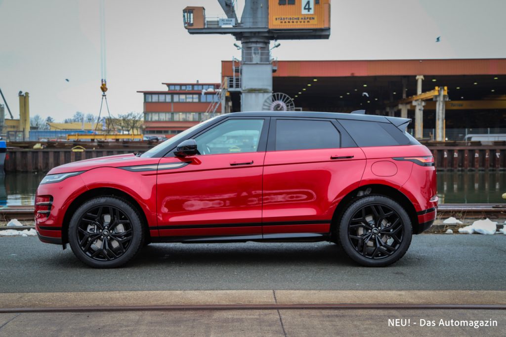 Range Rover Evoque P300e Seite