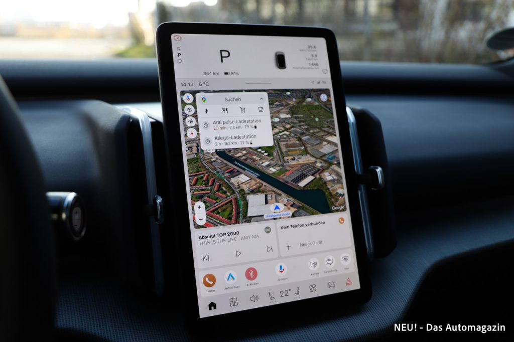 Volvo EX30 2026 Zentralbildschirm