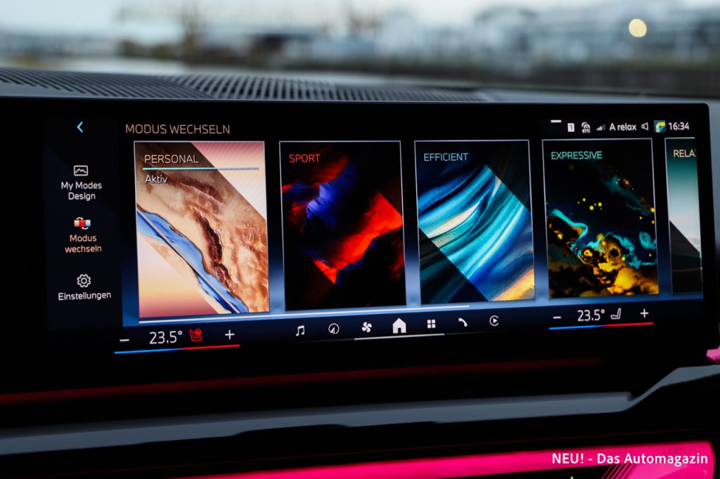 BMW 540d xDrive Touring Modi