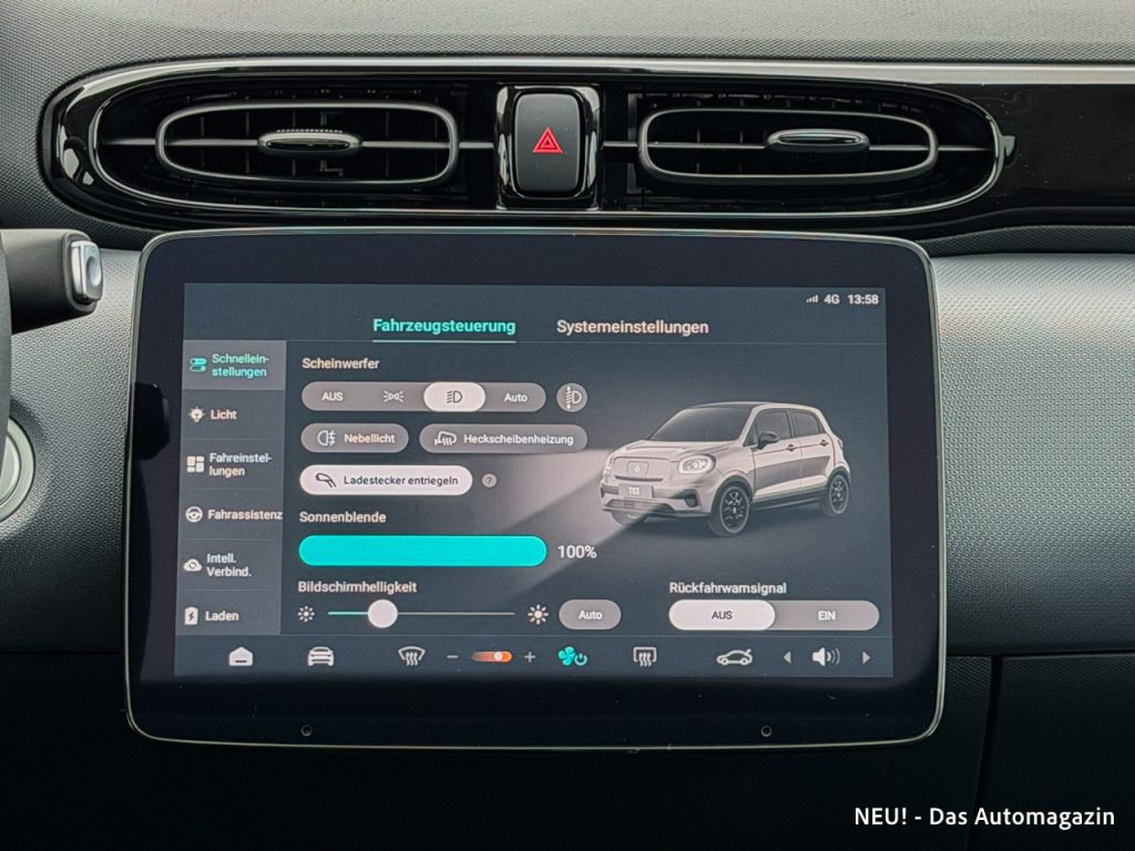 Leapmotor T03 Infotainment