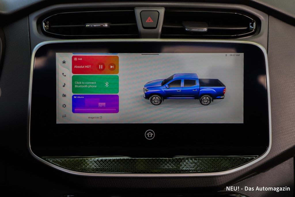 Maxus T90 EV Infotainment