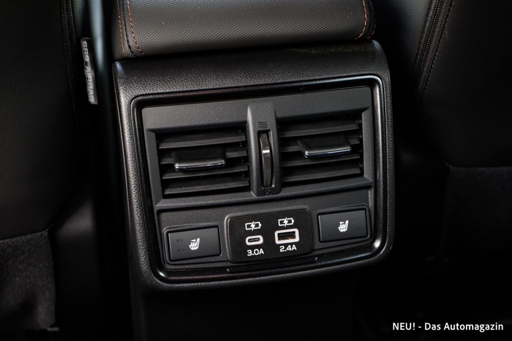 Subaru Forester 2026 Sitzheizung hinten