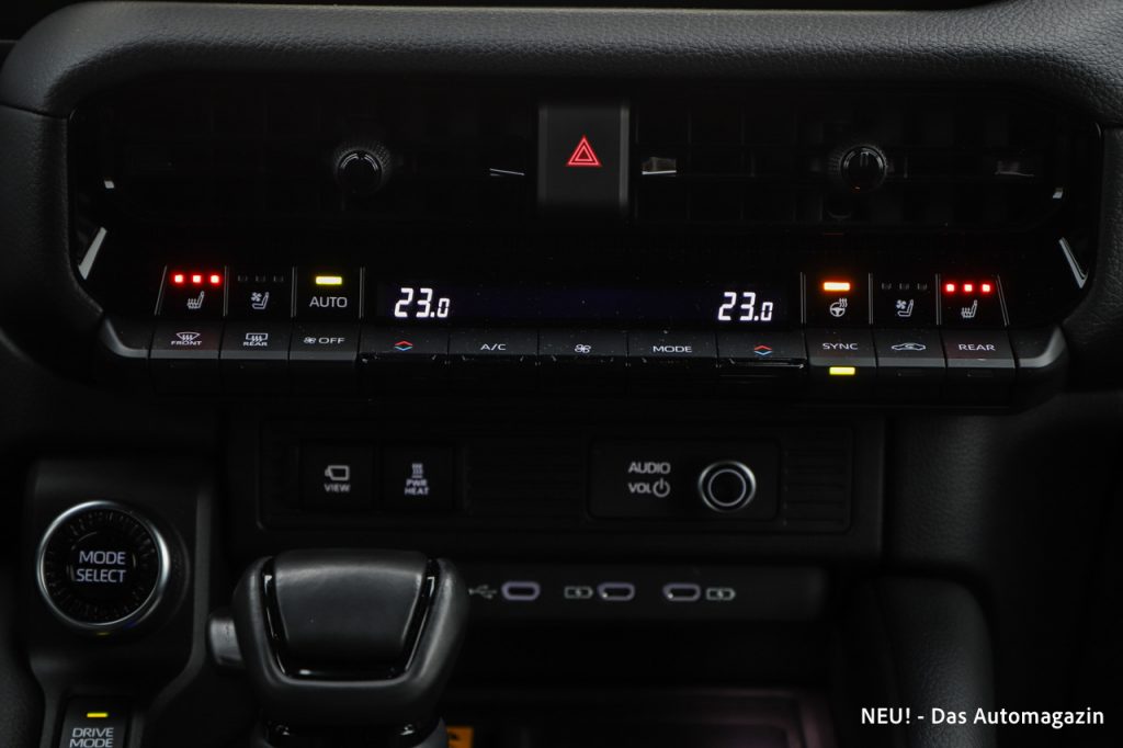Toyota Land Cruiser 2025 Klimabedienung