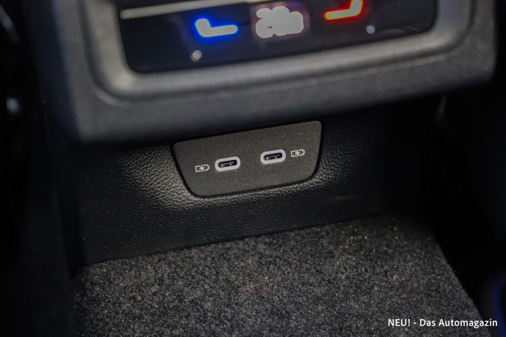 USB Slots hinten Golf 8 Facelift