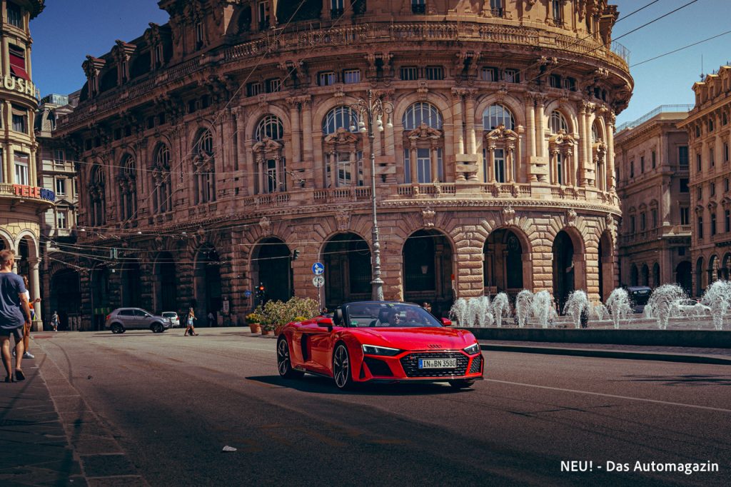 Audi R8 Spyder Genua