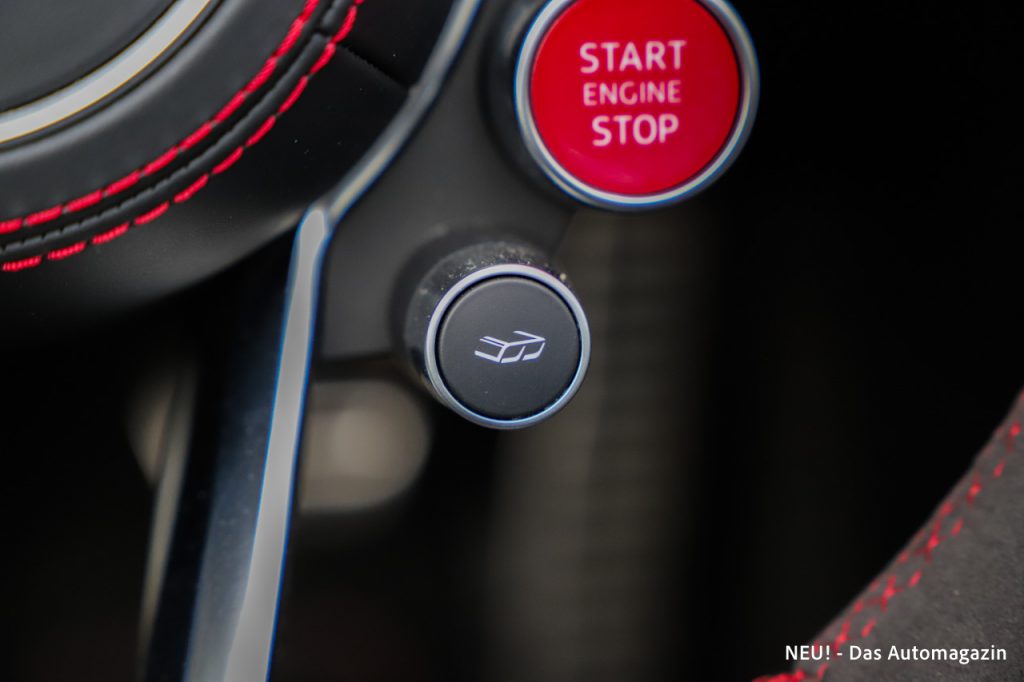 Audi R8 Spyder RWD Klappenauspuff Taste