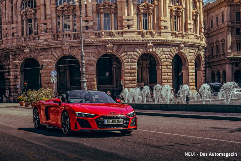 Audi R8 Spyder RWD Test: 4.000 km Roadtrip im letzten V10