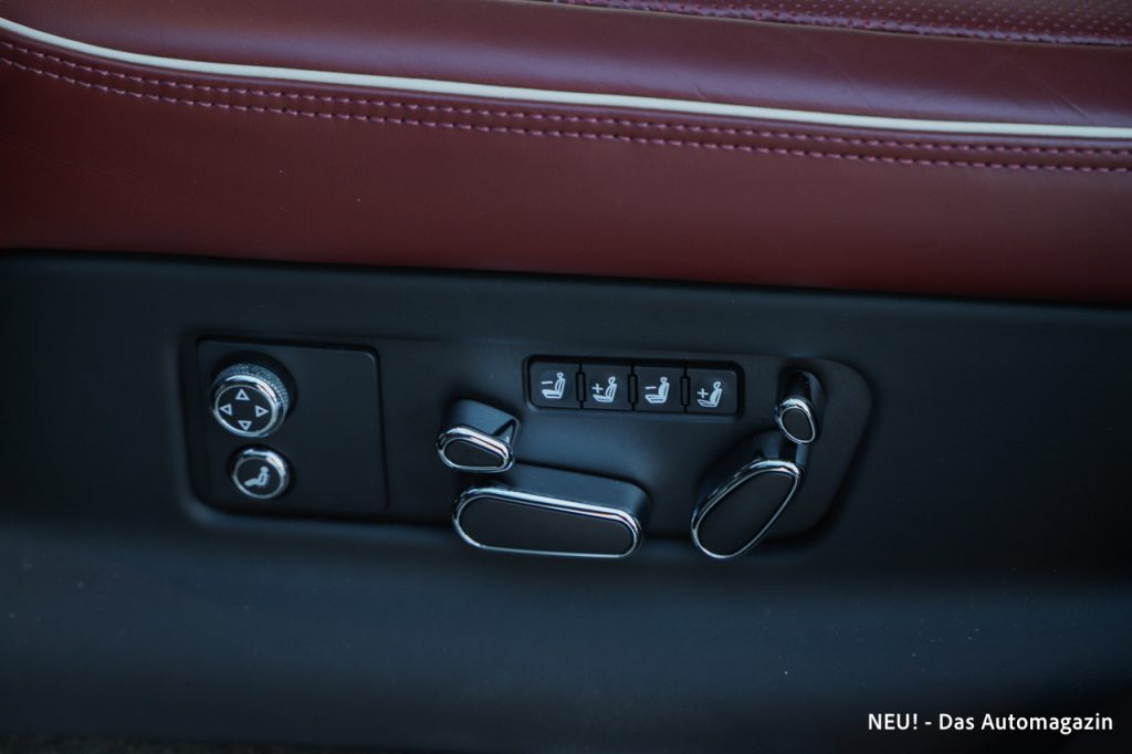 Bentley Bentayga EWB Sitzverstellung
