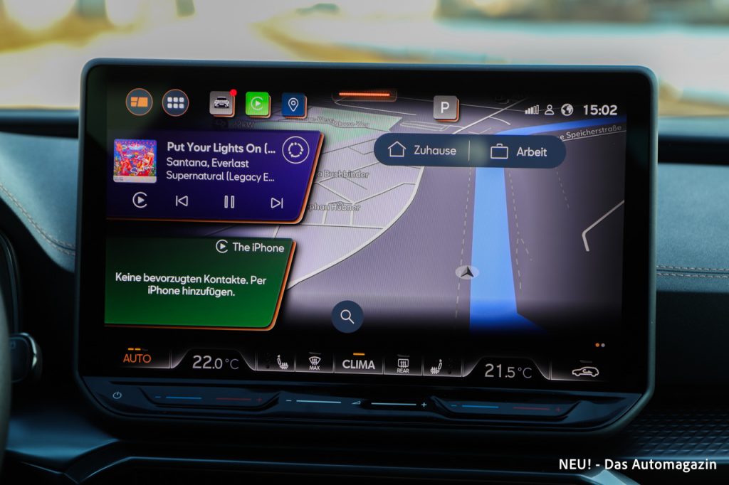 Cupra Formentor Diesel Infotainment