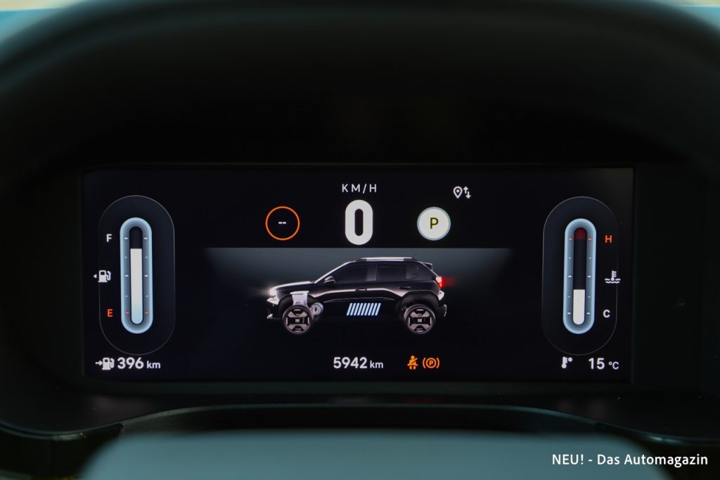 Fiat Grande Panda Hybrid Cockpit