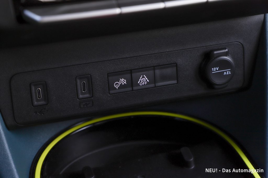 Fiat Grande Panda Hybrid Taste Geschwindigkeitswarnung