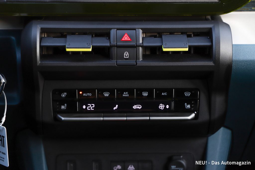 Fiat Grande Panda Hybrid Klimaeinheit
