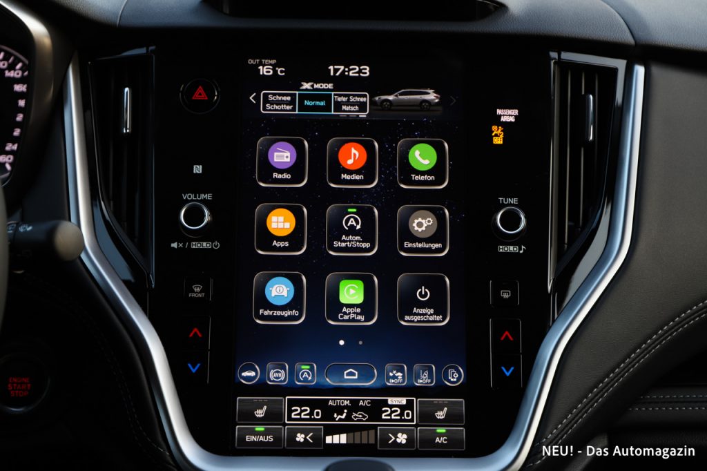 Subaru Outback 2026 Infotainment