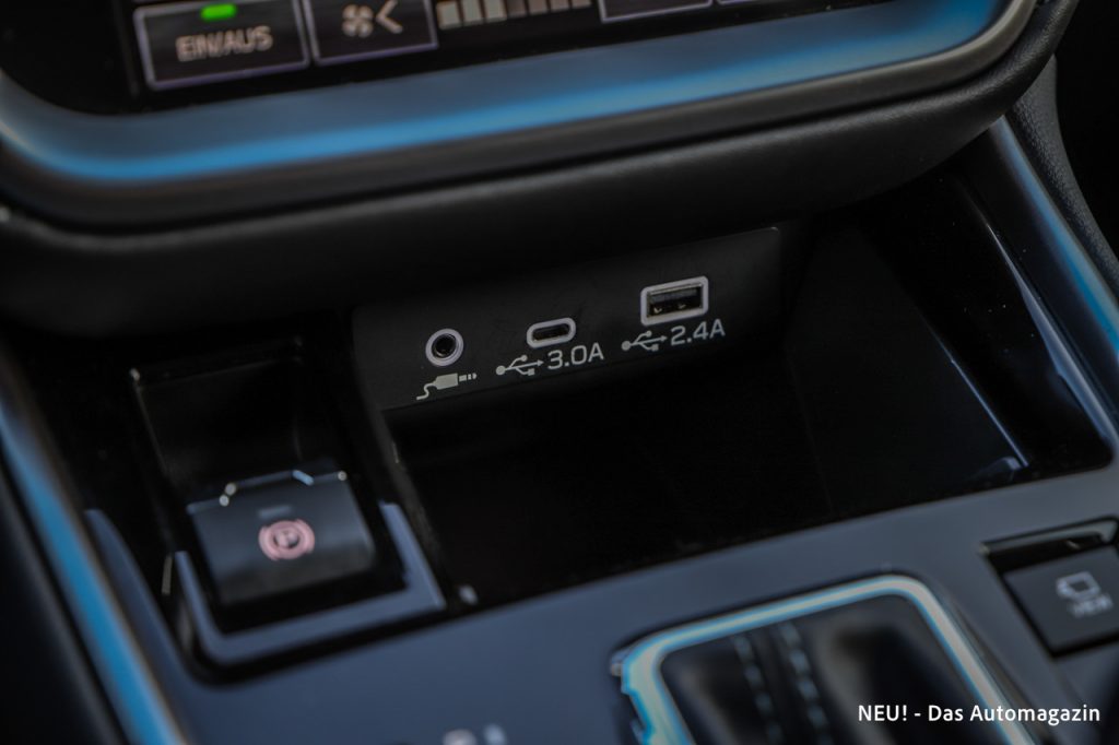 Subaru Outback 2026 USB Anschlüsse vorne