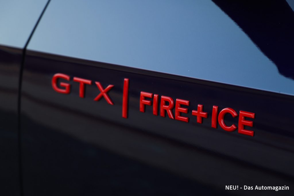 GTX Fire+Ice Schriftzug