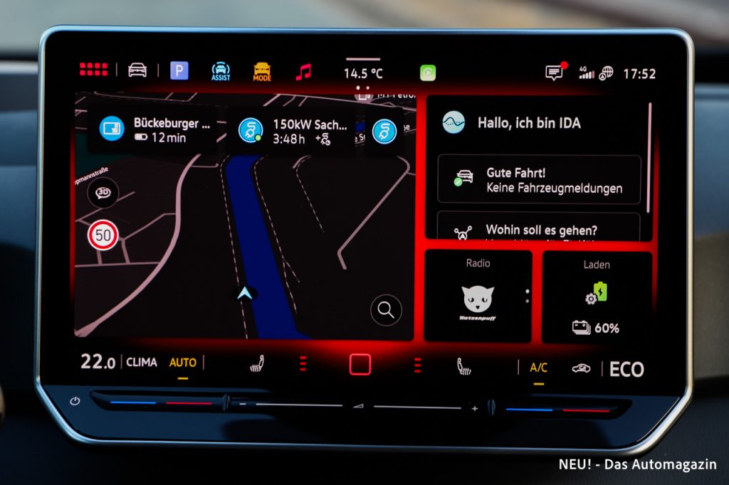VW ID.3 GTX Fire+Ice Infotainment