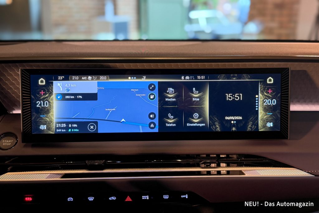 DS No.7 Infotainment