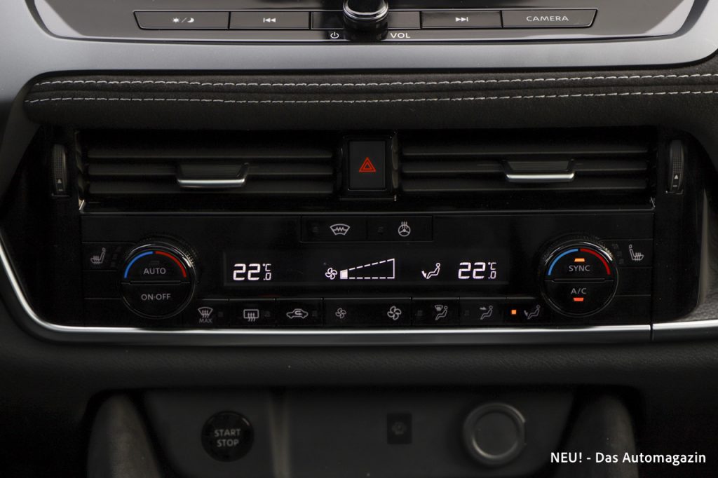 Nissan Qashqai e-Power Klimabedienung