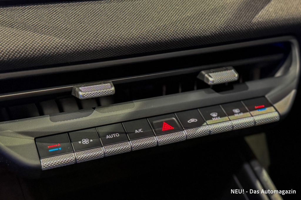 VW ID.Polo Leiste Klimabedienung